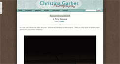 Desktop Screenshot of christinagarber.com